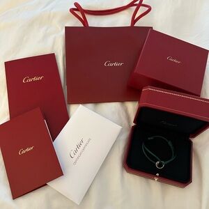 💯% AUTHENTIC CARTIER TRINITY CORD BRACELET
